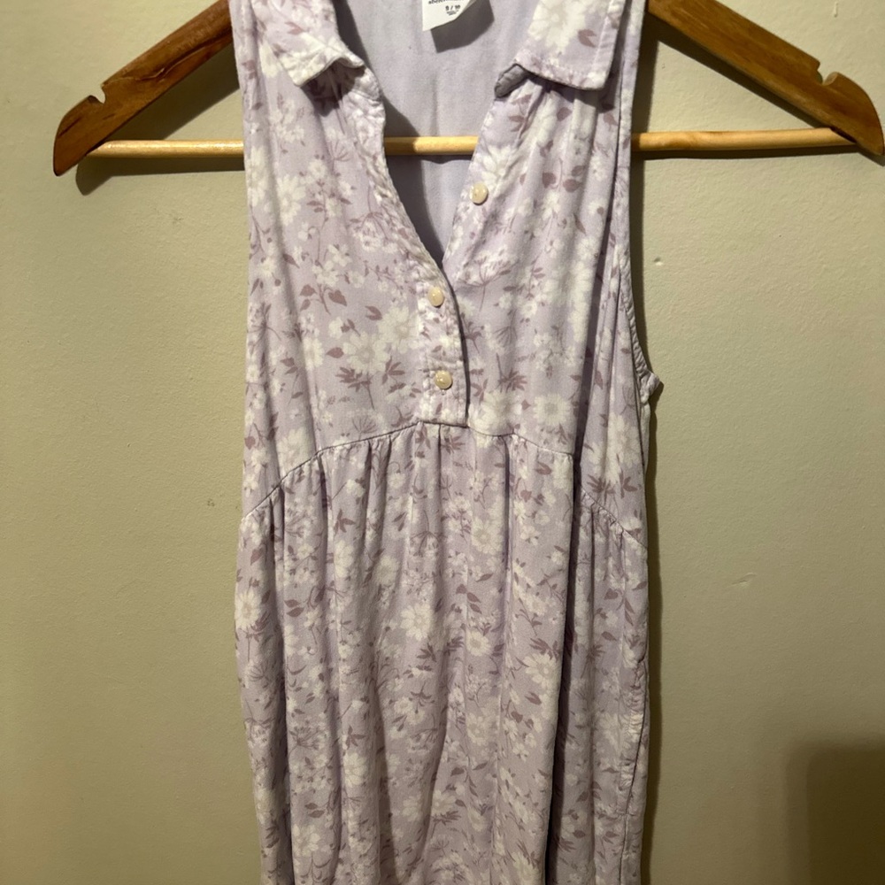 AF kids Floral Sleeveless Button-Up Dress